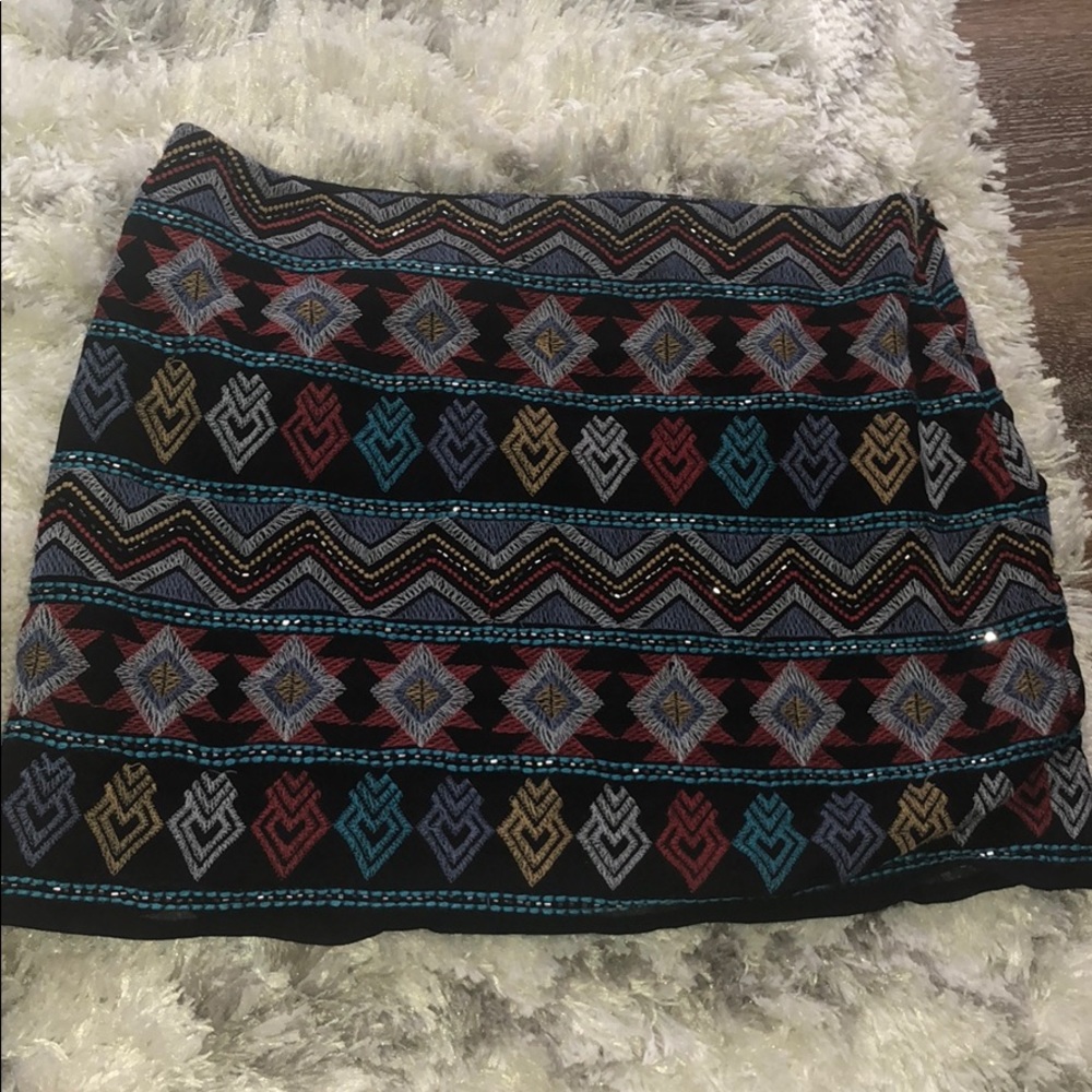 Forever 21 sequence skirt , size large !